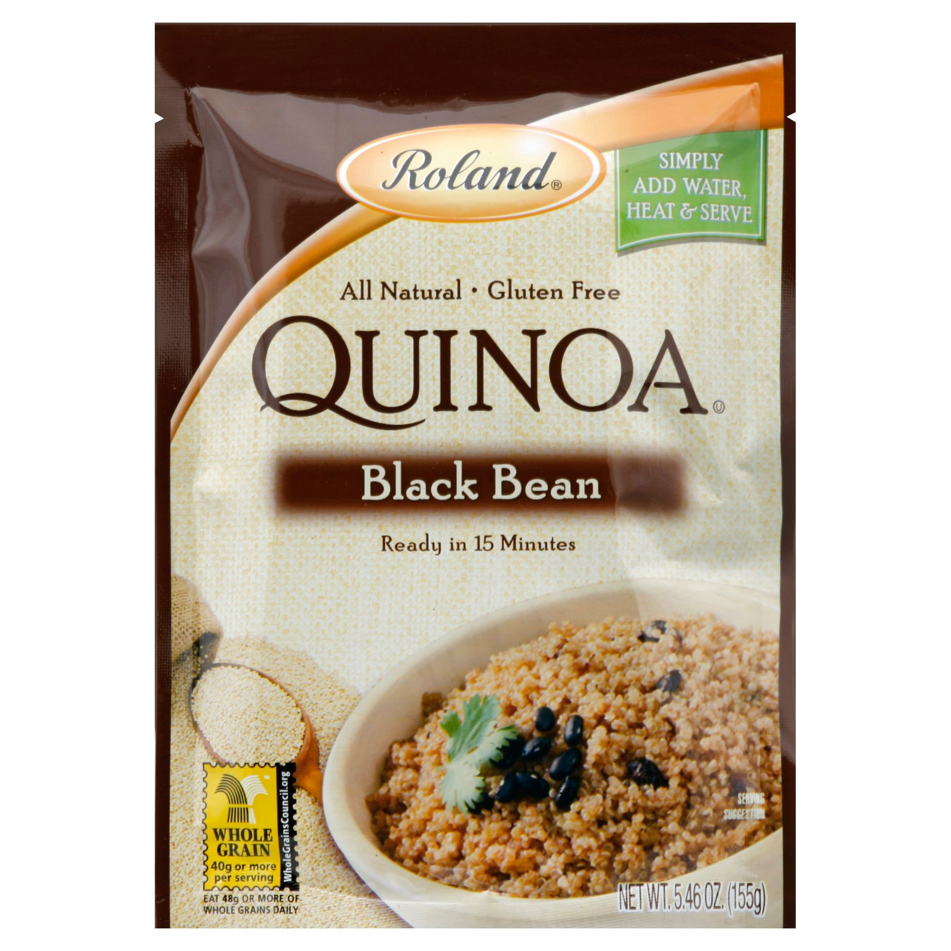 Roland Quinoa Black Bean 5.46 Oz (Pack of 6)