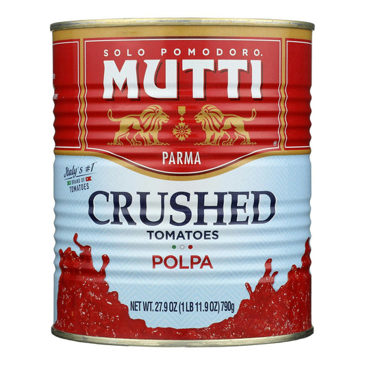 Mutti - Crushed Tomatoes (polpa) 27.9 oz (Pack of 6)