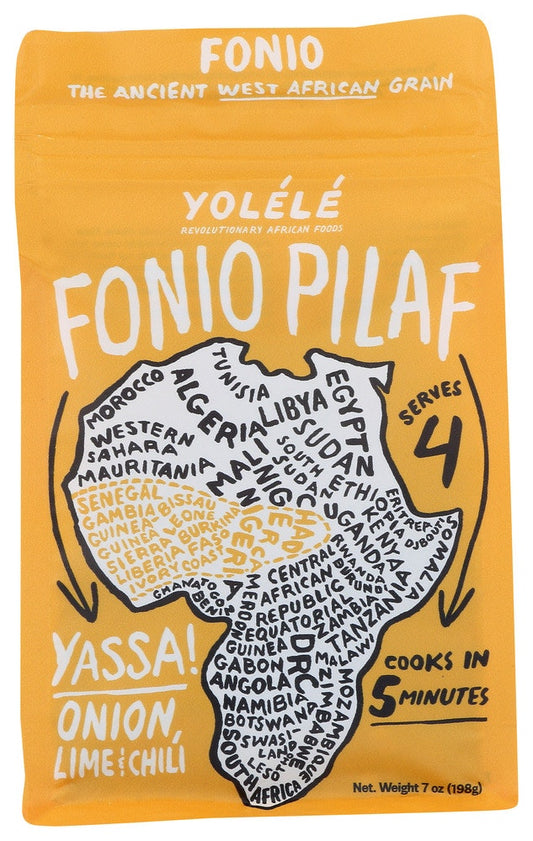 Yolele Fonio Onion Lime Chili - 7 oz (Pack of 6)