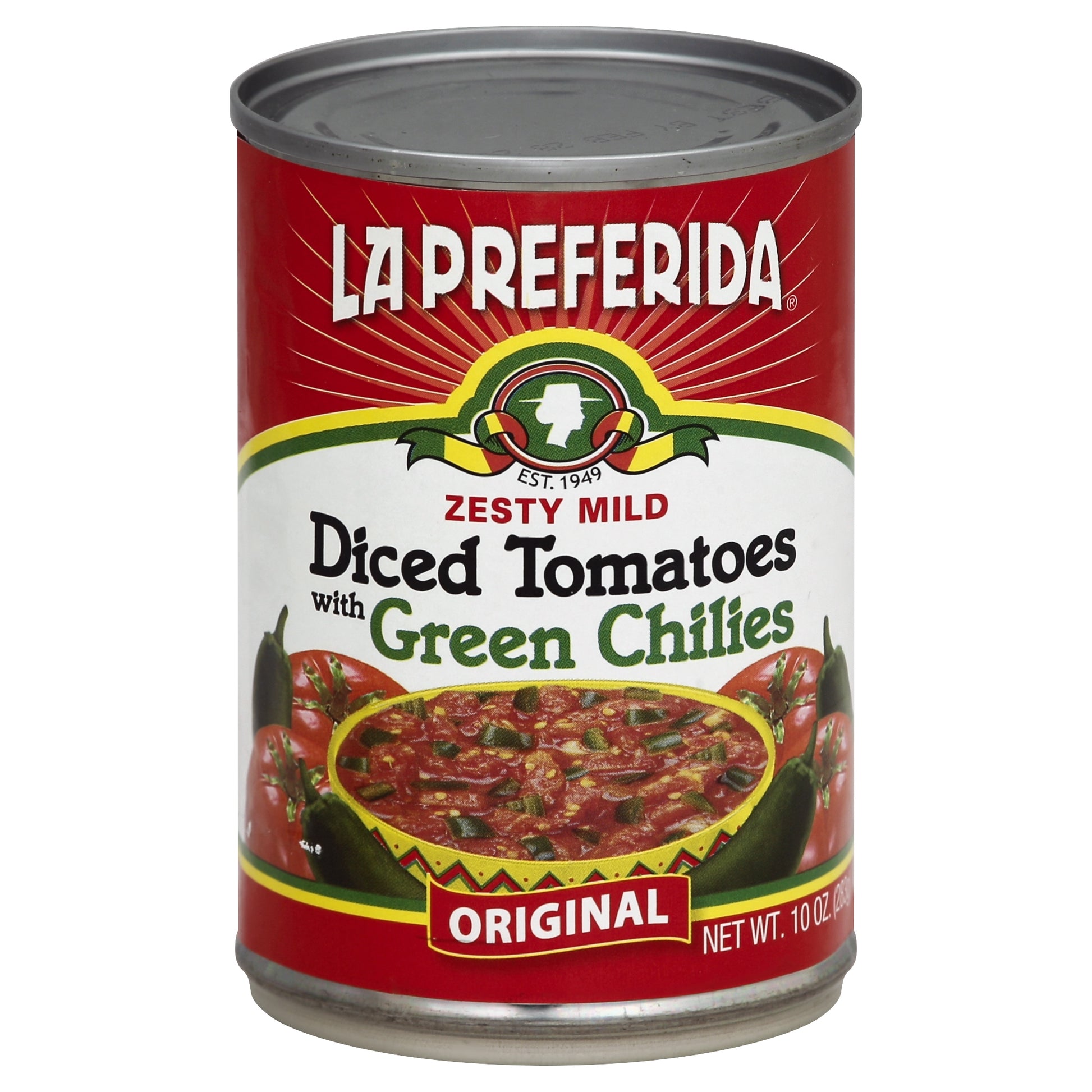 La Preferida Tomato & Dice Grain Chili 10 Oz (Pack Of 12)