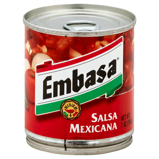 Embasa Salsa Mexicana Medium 7 oz (Pack Of 12)