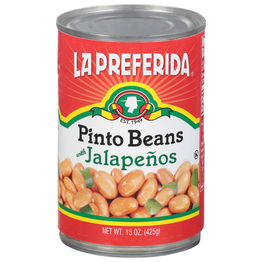 La Preferida Bean Pinto Jalapeno 15 oz (Pack Of 12)