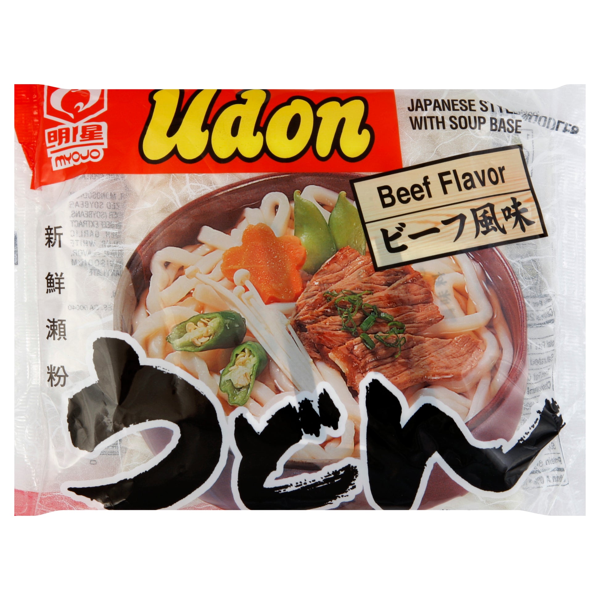 Myojo Entree Udon Beef 7.22 oz (Pack Of 30)