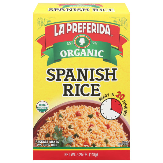 La Preferida Rice Spanish Organic 5.25 Oz (Pack Of 9)