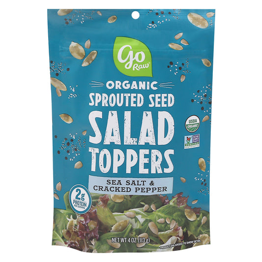 Go Raw Salad Topping Sea Salt Pepper 4 oz (Pack Of 10)