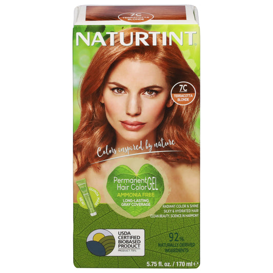 Naturtint Hair Color 7C Terracotta Blonde 5.75 Fl Oz (Pack of 3)