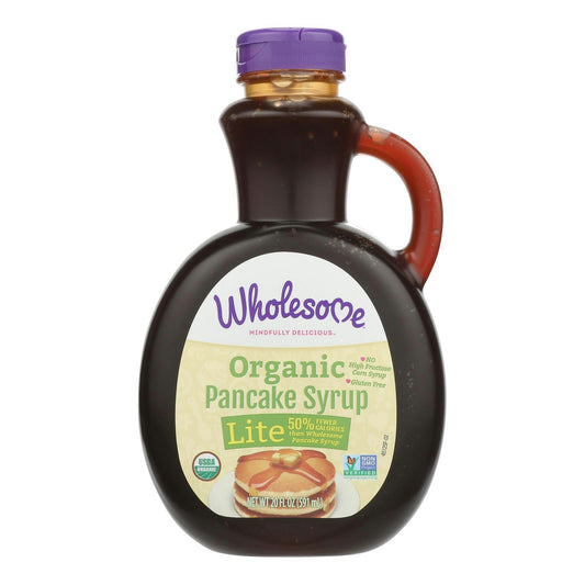 Wholesome Syrup Pancake Lite Organic 20 Oz Pack of 6