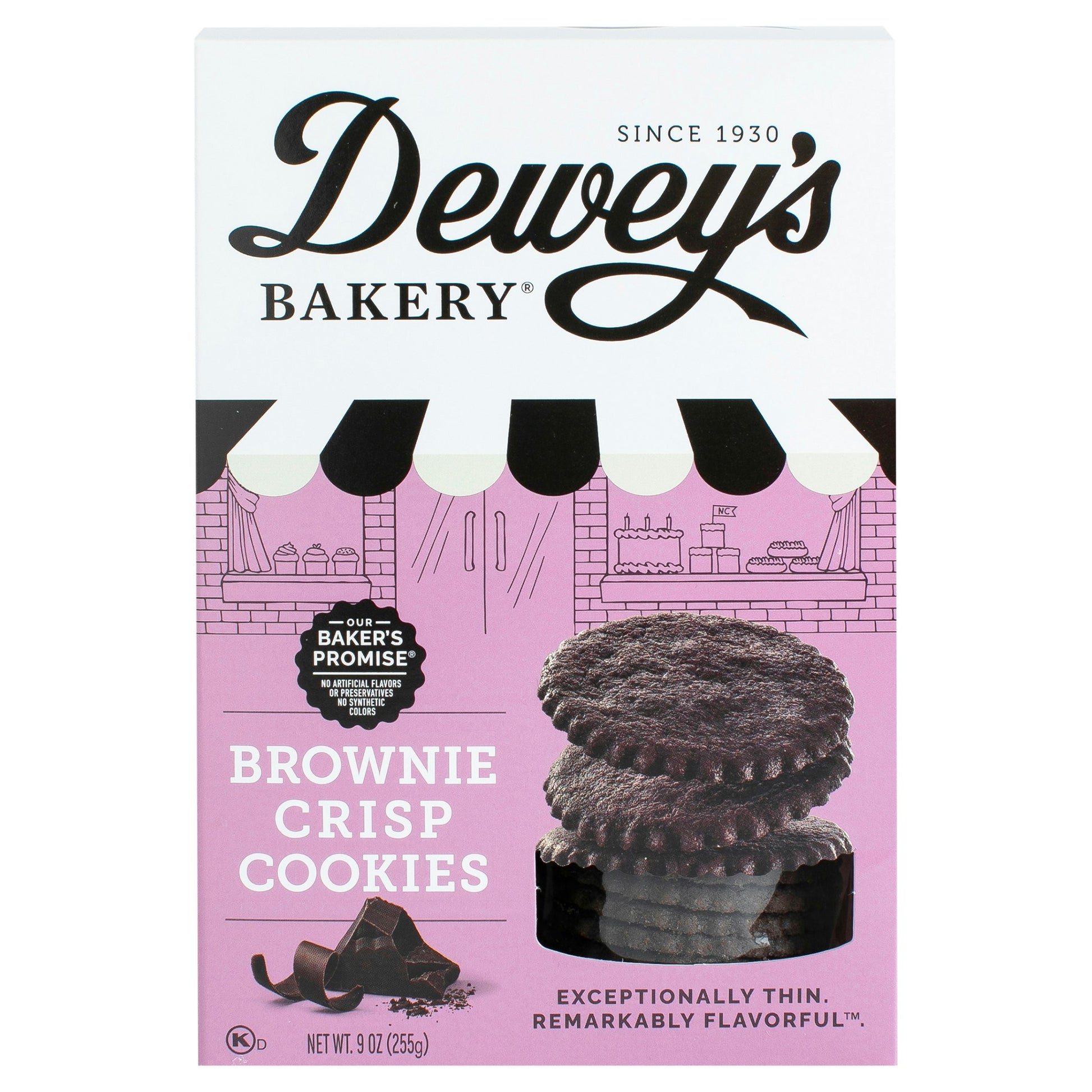 Deweys Brownie Crisp Style 9 oz (Pack of 6)