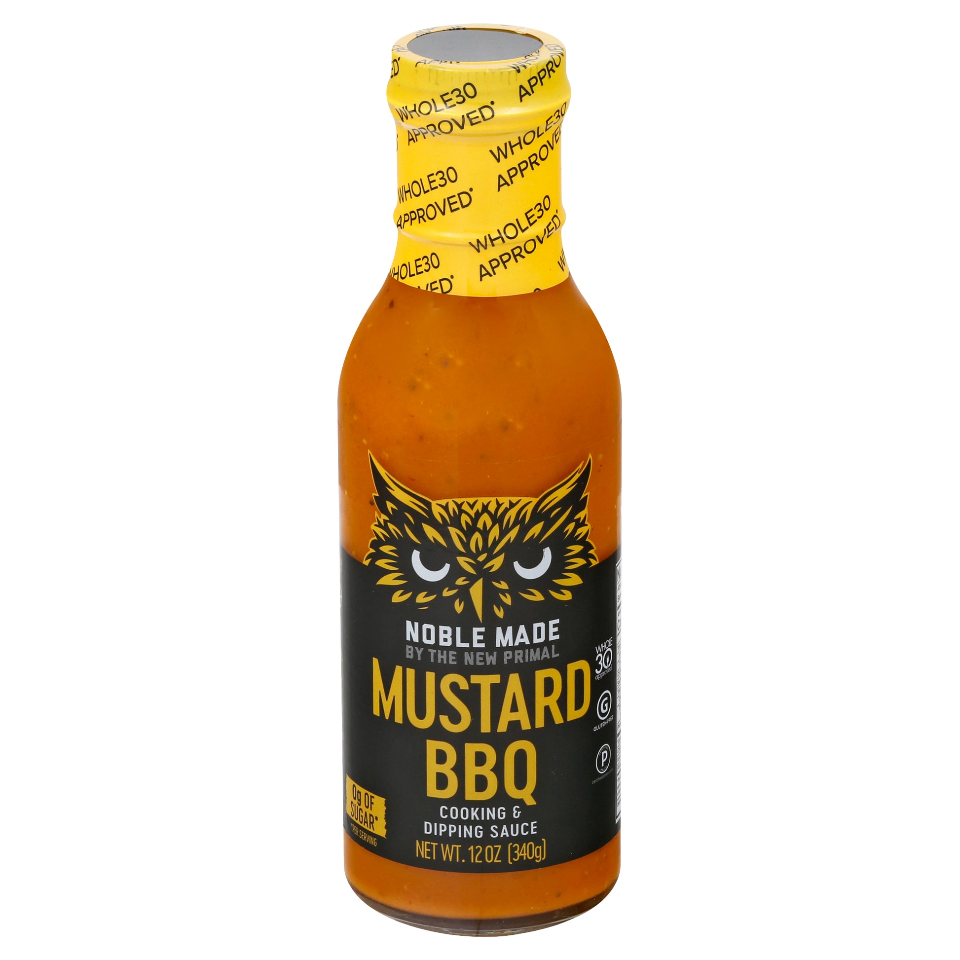 The New Primal Sauce Noble Made Barbeque Mustard 12 FO (Pack Of 6)