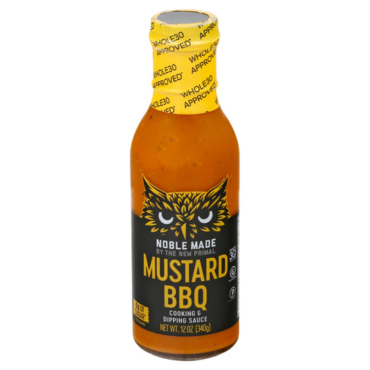 The New Primal Sauce Noble Made Barbeque Mustard 12 FO (Pack Of 6)