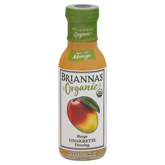 Briannas Dressing Tropical Mango Organic 10 oz (Pack Of 6)