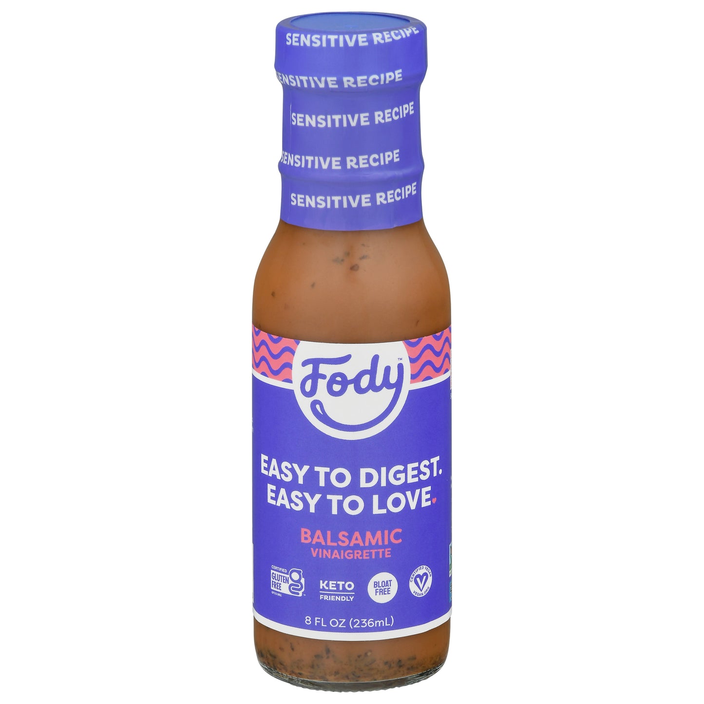 Fody Food Co Dressing Balsamic Vinaigrette 8 FO (Pack Of 6)