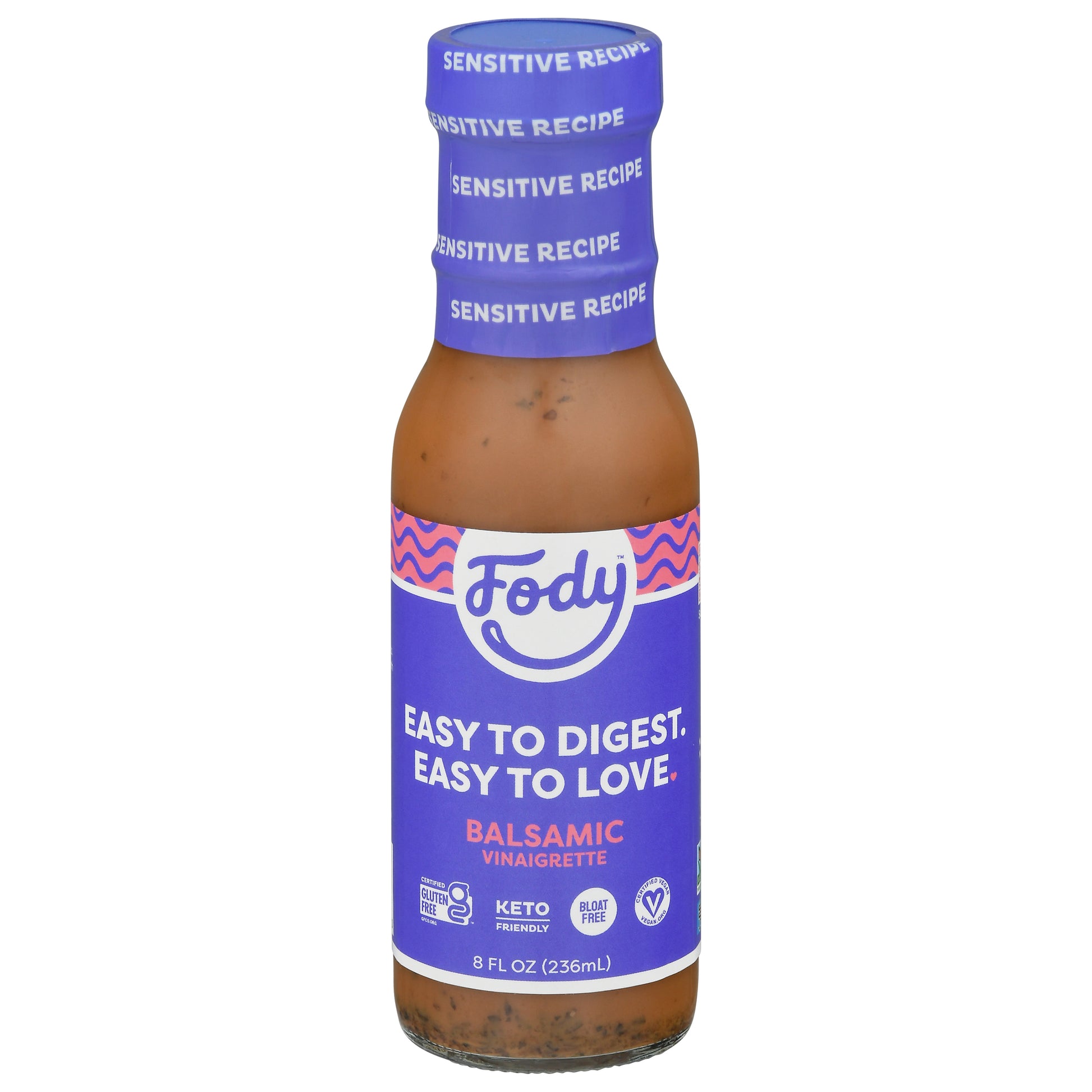 Fody Food Co Dressing Balsamic Vinaigrette 8 FO (Pack Of 6)