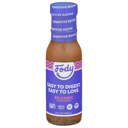 Fody Food Co Dressing Balsamic Vinaigrette 8 FO (Pack Of 6)