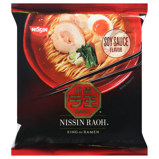 Nissin Soup Raoh Umami Soy Sauce 3.77 oz (Pack Of 6)