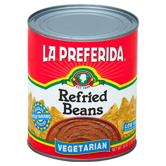 La Preferida Bean Refried Vegetarian 30 oz (Pack Of 12)
