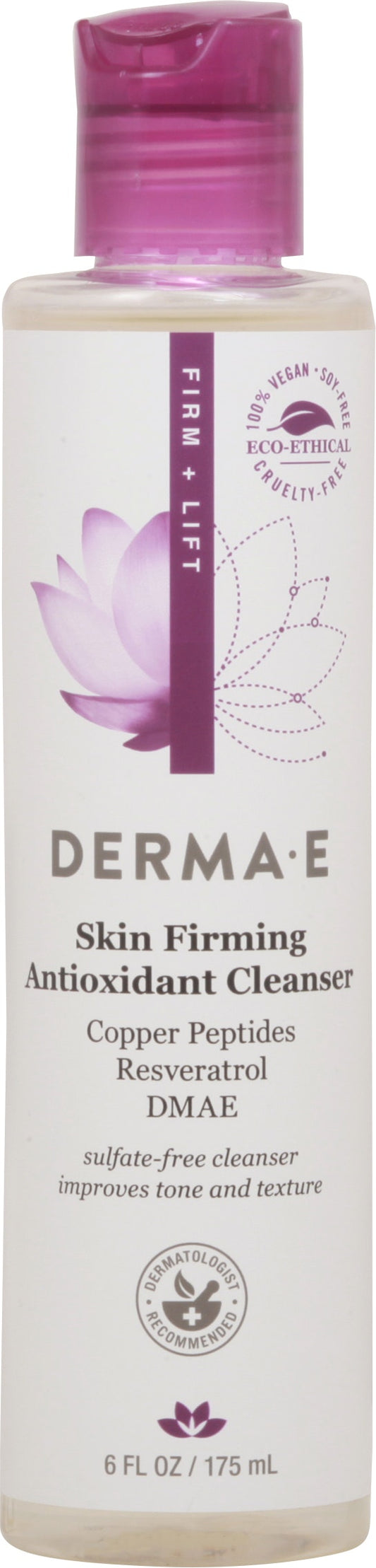 Derma E Cleanser Facial Skin Firm 6 Oz