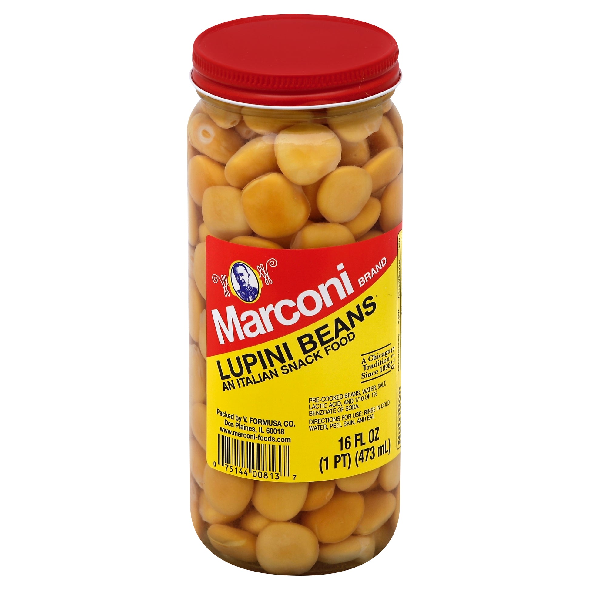 Marconi Beans Lupini 16 oz (Pack Of 12)