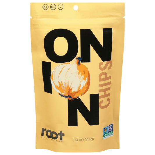 Root Foods Chips Root Onion Sea Salt 2 Oz Pack of 6