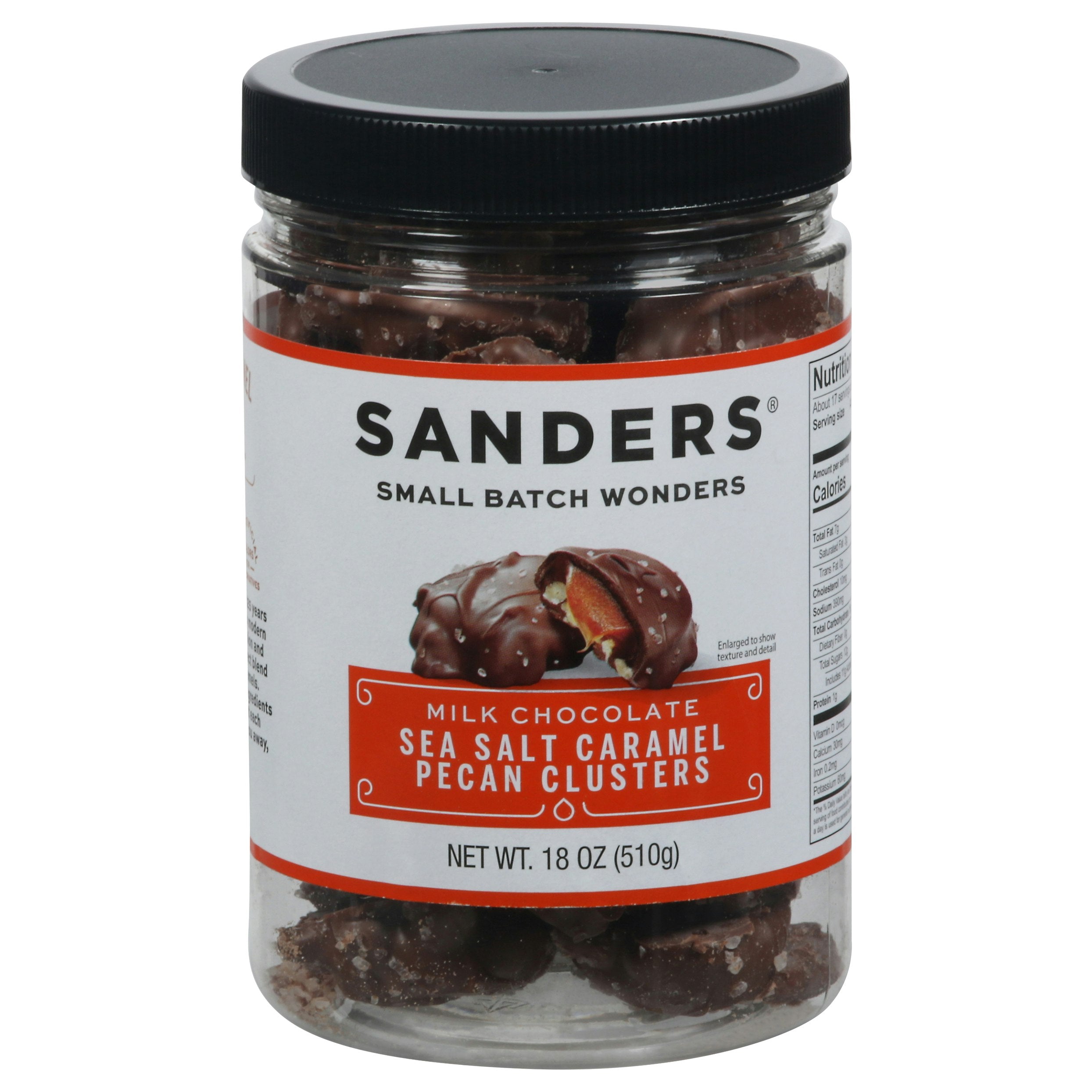 Sanders Clusters Milk Chocolate Sea Salt Caramel