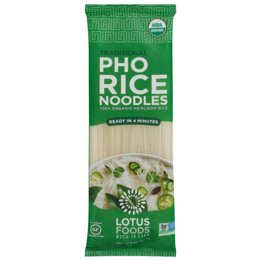 Lotus Foods Noodles Rice Pho Organic 8 Oz (Pack of 8)