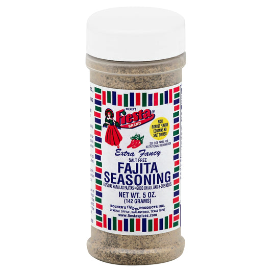 Fiesta Seasoning Fajita No Salt 5 oz (Pack Of 6)