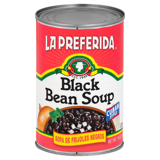 La Preferida Soup Black Bean 15 Oz (Pack Of 12)