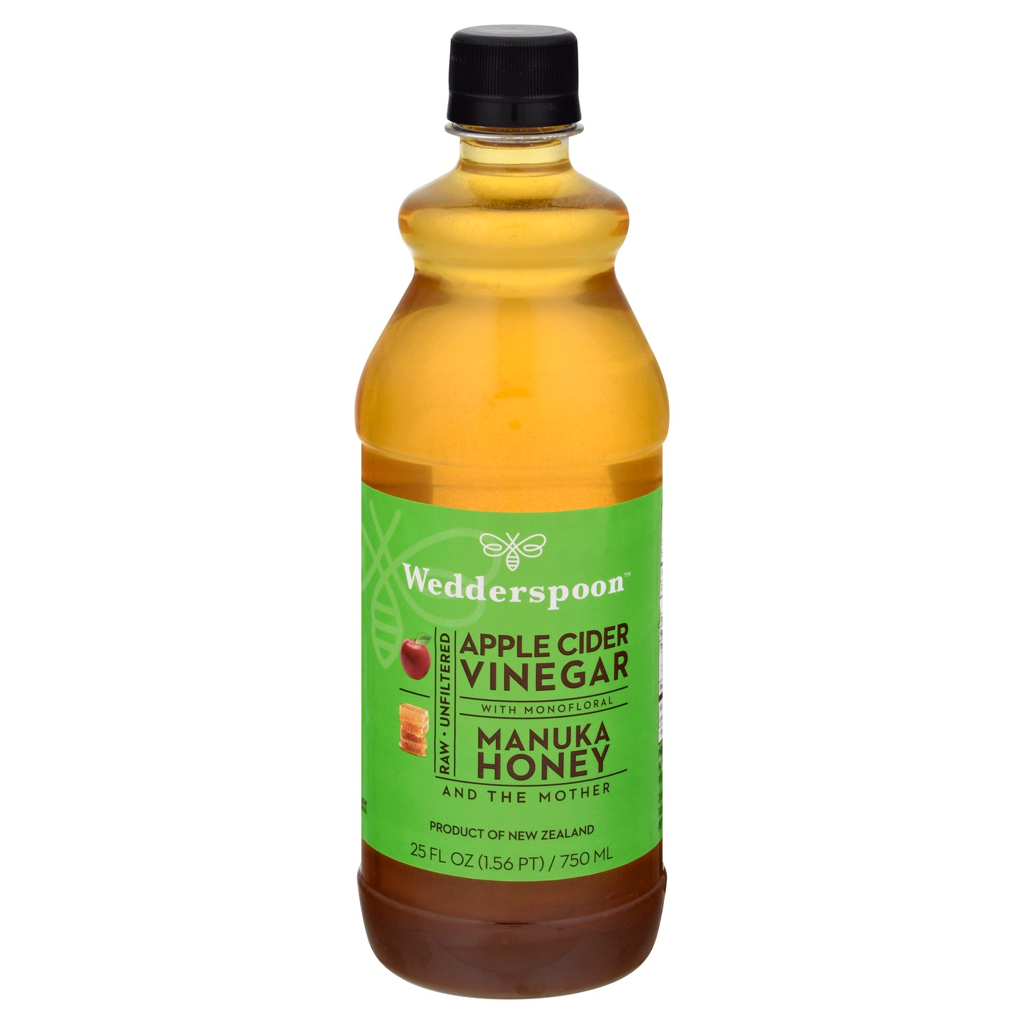Wedderspoon Vinegar Apple Cider Manuka Honey 25 oz (Pack Of 6)