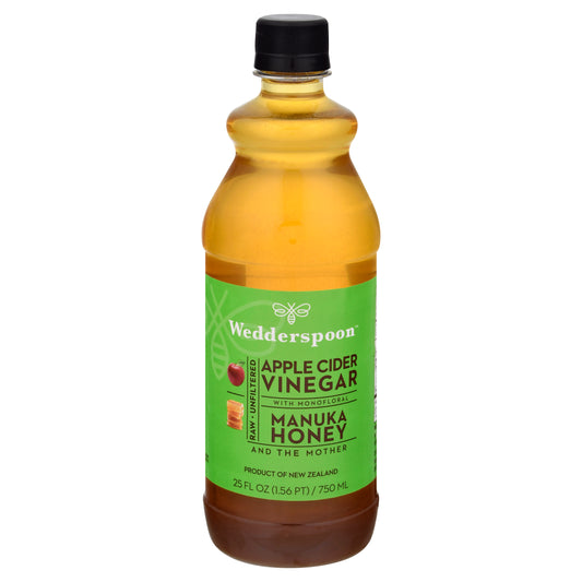Wedderspoon Vinegar Apple Cider Manuka Honey 25 oz (Pack Of 6)