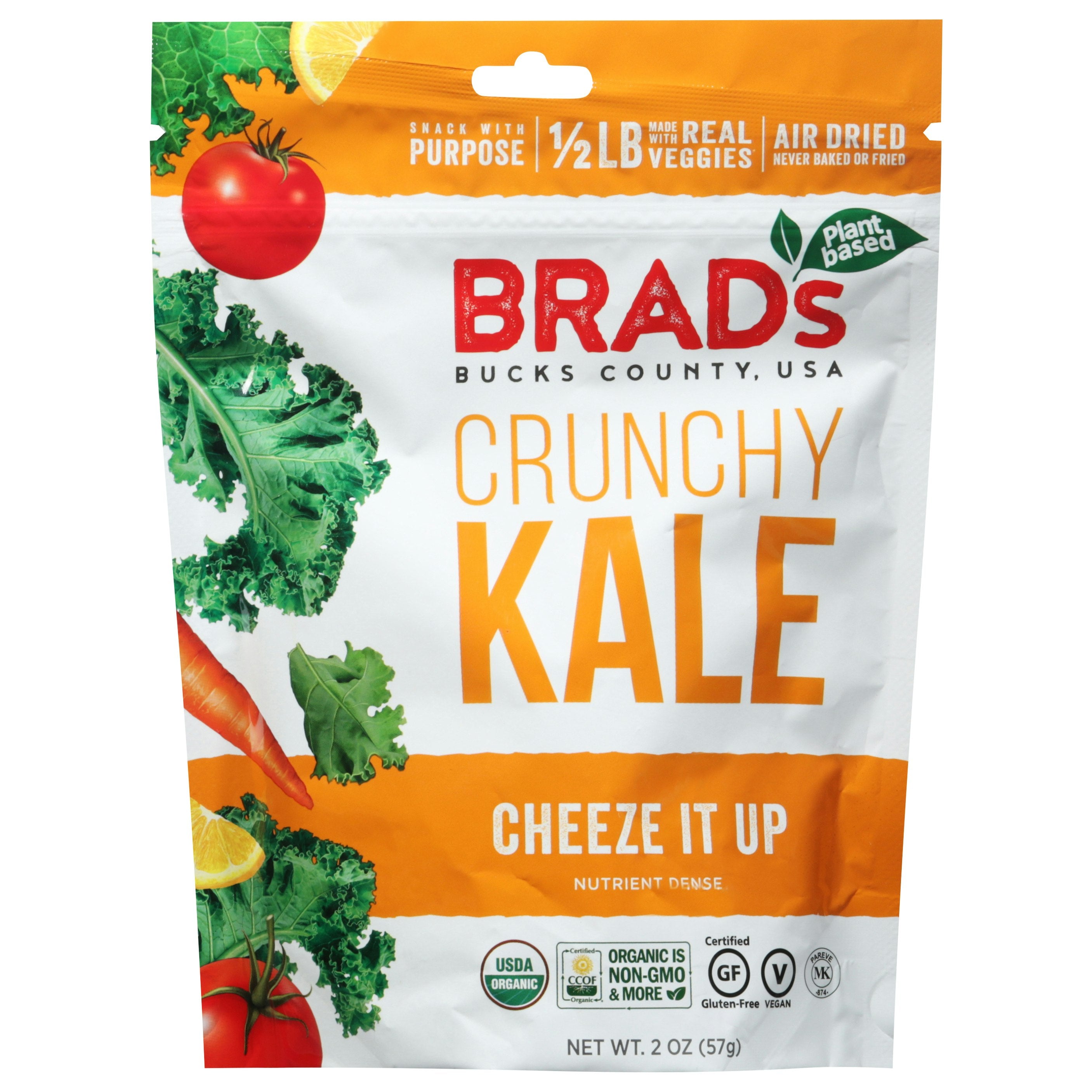 Brad's Plant Based Chip Kale Cheeze It Up