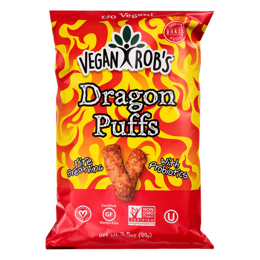 Veganrobs Puffs Dragon 3.5 oz (Pack Of 12)