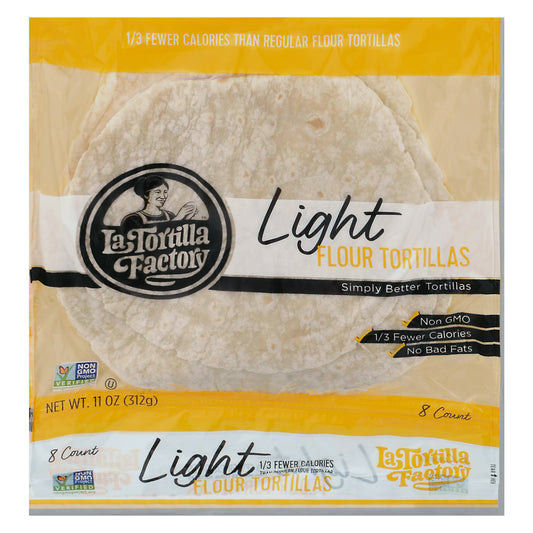 La Tortilla Factory Tortilla Flour Light 11 oz (Pack Of 10)