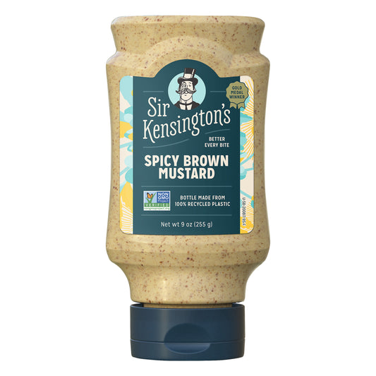Sir Kensingtons Mustard Brown Spicy Squeeze 9 oz (Pack Of 6)