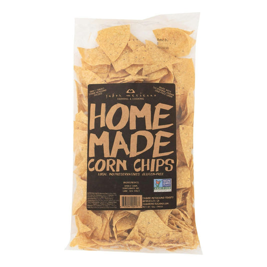 Sabor Mexicano Corn Chips Home Made Bag 10 Oz Pack of 11