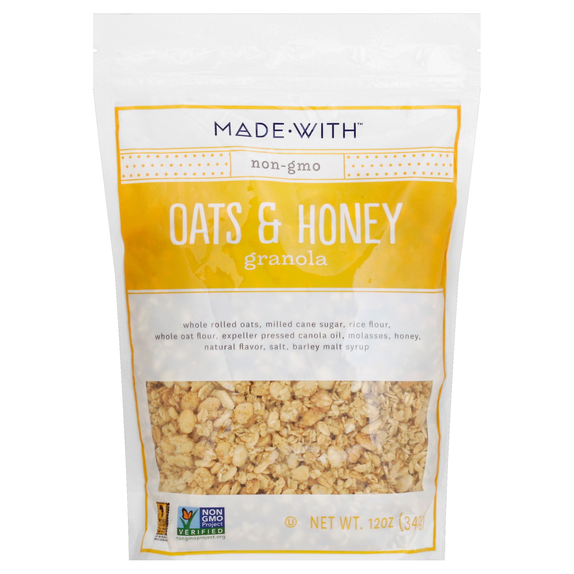 Made With Granola Honey Oat 12 oz (Pack Of 6)