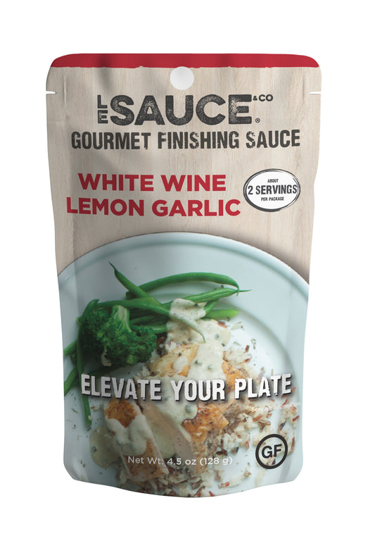Le Sauce & Co Sauce White Wine Lemon garlic 4.5 oz (Pack Of 8)