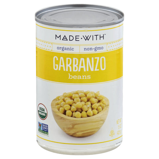 Made With Beans Garbanzo Organic 15 oz (Pack Of 12)
