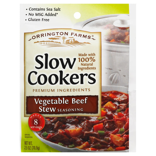 Orrington Farms Seasoning Slow cooker Vegetable Beef Stew 2.5 oz (Pack Of 12)