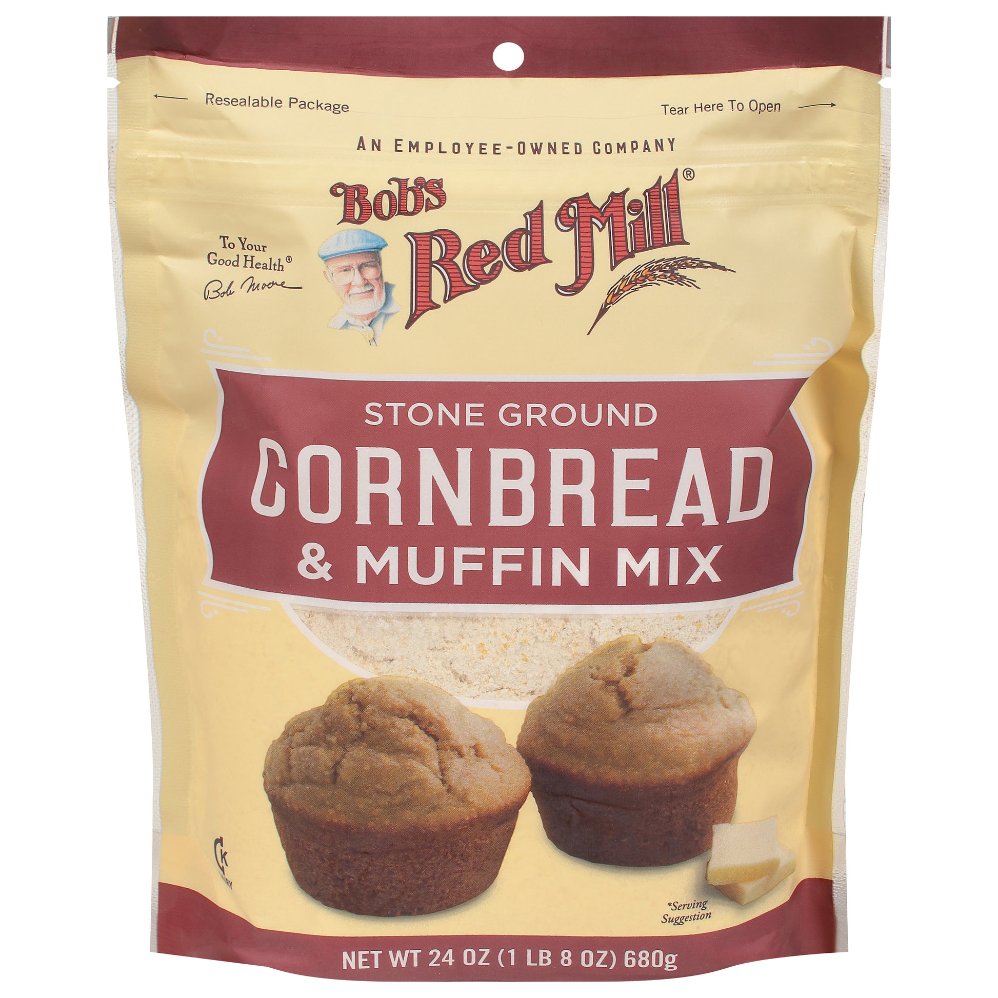 Bobs Red Mill Mix Cornmeal Muffin 24 oz (Pack Of 4)