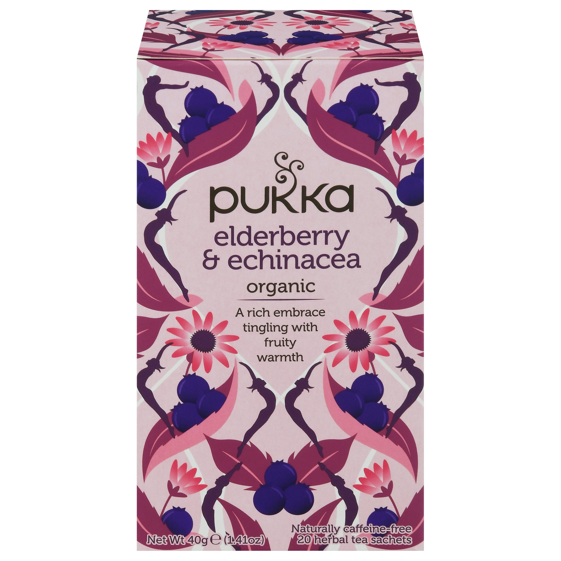 Pukka Herbs Tea Elderberry Echinacea 20 Bag (Pack Of 4)