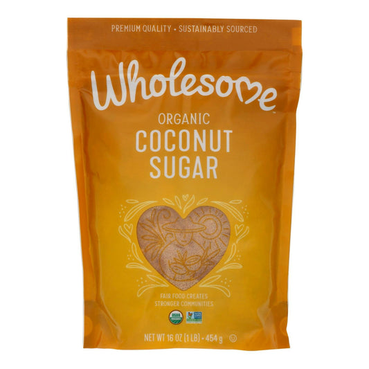 Wholesome Sweeteners Organic Coconut Palm Sugar - lb (Pack of 6)