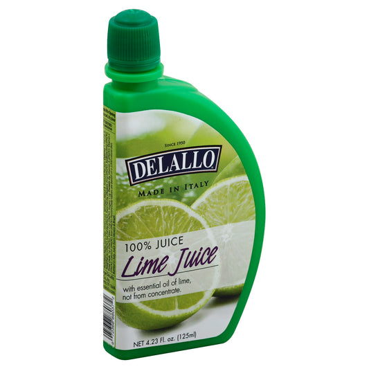 Delallo Juice Lime Slice 4.23 FO (Pack Of 12)