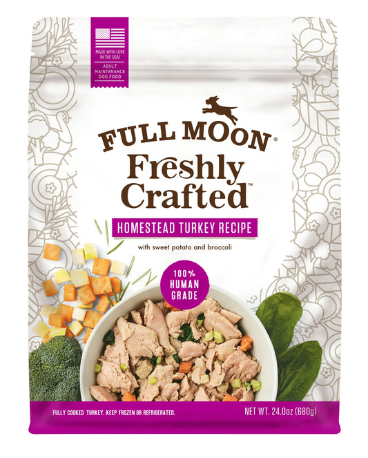 Full Moon Meal Dog Turkey Frozen 1.5 Lb Pack of 6