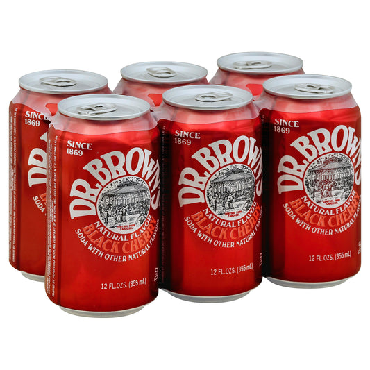 Dr Browns Soda Blackcherry 72 Fo Pack of 4