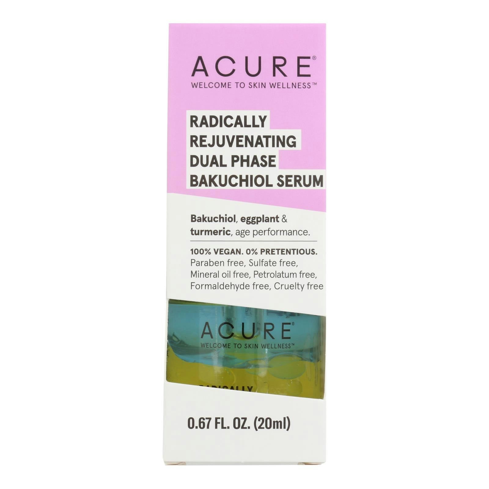 Acure - Serum Radically Rejuvenating Bakuchiol 0.67 Fl. Oz Pack of 1