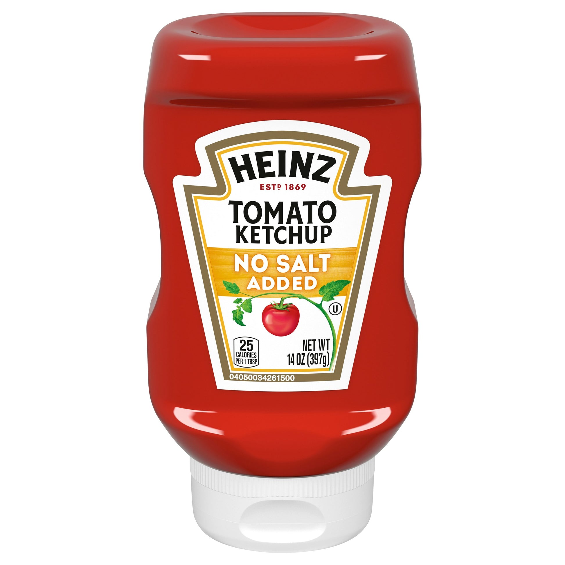 Heinz Ketchup No Salt 14 oz (Pack of 6)