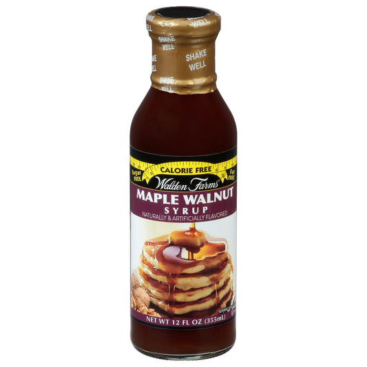 Walden Farms Syrup Maple Walnut Calorie Free 12 FO (Pack of 6)