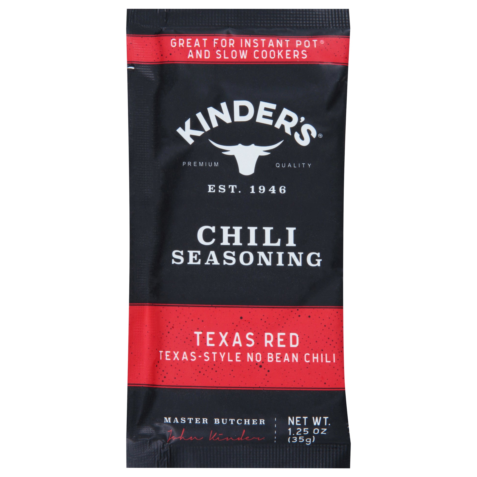Kinders Seasoning Texas Red Chili 1.25 Oz (Pack Of 15)