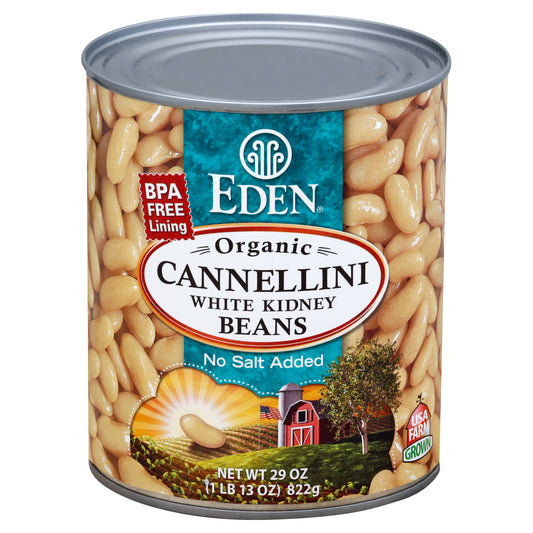 Eden Foods Bean Can Cannellini Organic 29 Oz (Pack Of 12)
