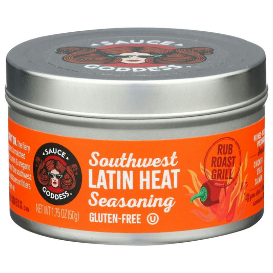 Sauce Goddess Latin Heat Seasoning - 1.75 Ounce (Pack of 6)